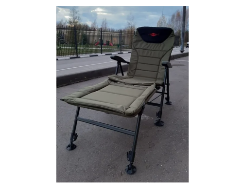 Кресло карповое с подставкой для ног Mifine 55071