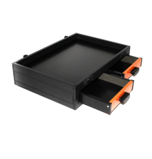 Трей передний двойной 40мм (выдвижные ящики 2 шт., высота модуля 90 мм) AC-413