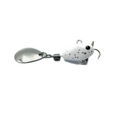 Тейл спиннер Hurricane UF Studio 4г цвет White Glitter