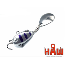 Тейл-Спиннер UF Studio Наш ТС-1 7g #Серебро-Фиолетовый