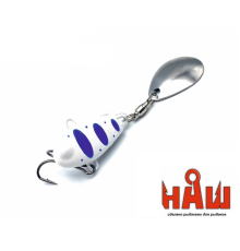 Тейл-Спиннер UF Studio Наш ТС-1 10g #Белый-Синий