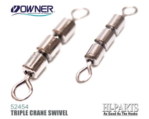 Вертлюжок Owner тройной 52454 Triple Crane №18