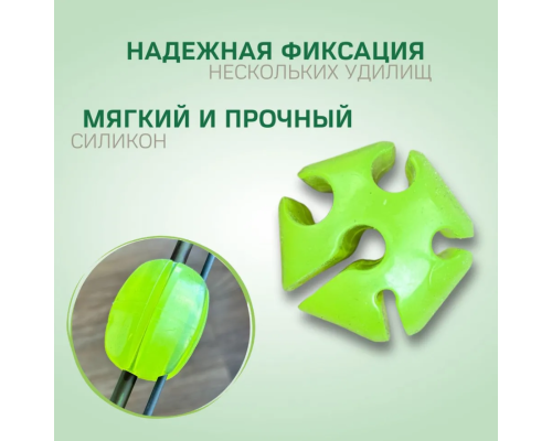 Силиконовый защитный замок для удилищ Kaida Rods Ball (диаметр от 7 до 15мм)