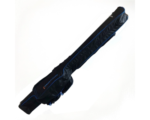 Чехол - кофр для удилищ Kaida RB01-1 170см с двумя боксами и под катушки (жесткий каркас)