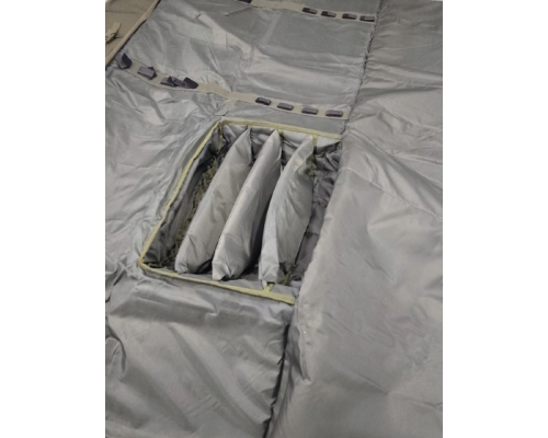 Чехол для удилищ карповый Kaida 2.1 м для 2-частных удилищ с катушками (вместимость 4 шт)