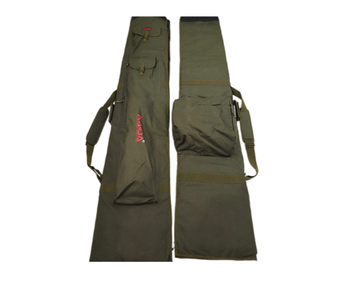 Чехол для удилищ карповый Kaida 2.1 м для 2-частных удилищ с катушками (вместимость 4 шт)