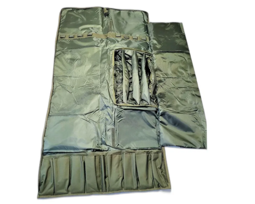 Чехол для удилищ карповый Kaida 2.1 м для 2-частных удилищ с катушками (вместимость 4 шт)