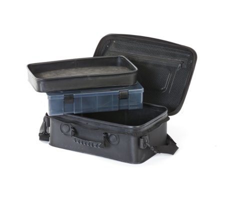 Сумка рыболовная с коробкой и лотком Lucky John Eva Lure Bag, 40x22.5x14см