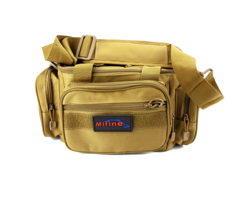 Сумка рыболовная Mifine 55059 (37 х 17 х 18 см) цв. Песочный (17l)