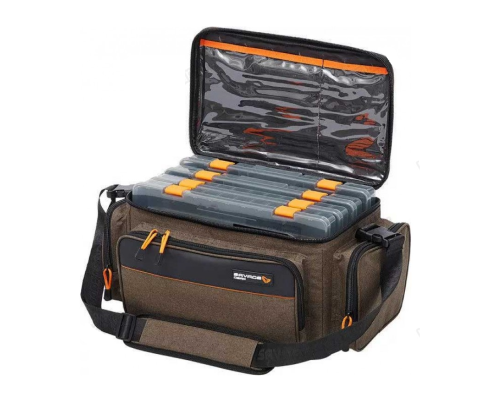 Сумка рыболовная Savage Gear System Box Bag L (4 коробки)