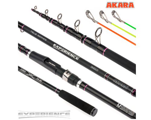 Фидер Akara Experience Tele 3.6м, 60-80-120гр