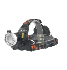 Фонарь налобный светодиодный аккумуляторный, zoom, зарядка от MicroUSB YYC-167-T6