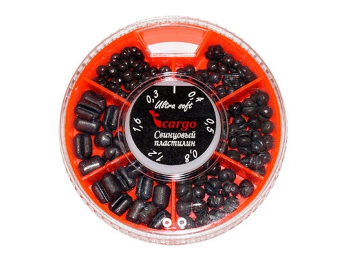 Набор грузов Cargo Свинцовый пластилин (Б) Ultra soft комби 0.3-1.6гр