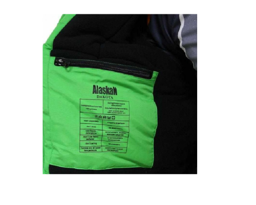 Костюм зимний Alaskan Dakota зеленый/серый/черный -30°C