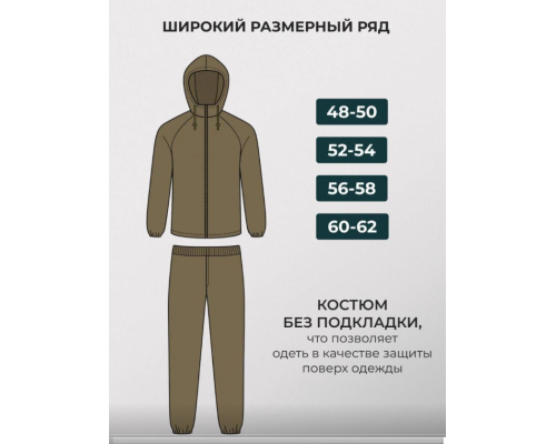 Костюм-дождевик Mednovtex - 100% водонепроницаем