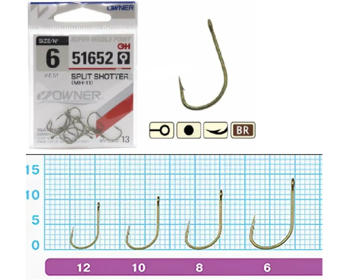 Одинарный крючок OWNER 51652 №06