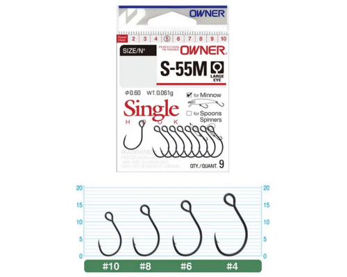 Одинарный крючок OWNER 51770 №08