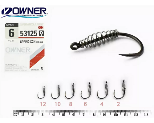 Одинарный крючок OWNER 53125 №06