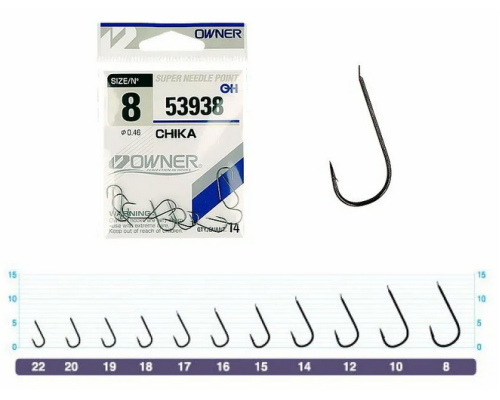 Одинарный крючок OWNER 53938 №14