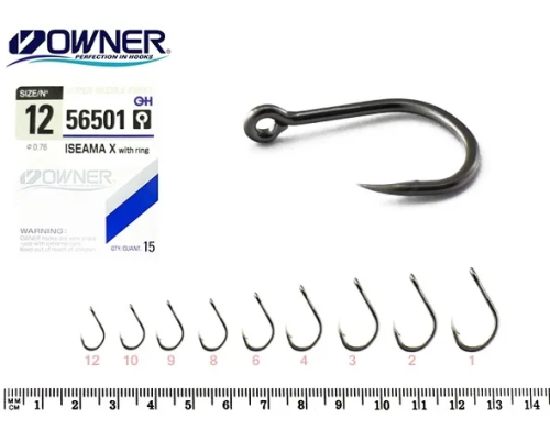 Одинарный крючок OWNER 56501 №08