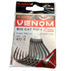 Крючки Kaida Venom Big cat fish 4/0 (8 шт/уп)