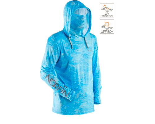 Джемпер Norfin Sun Pro Waves Hoodie Blue