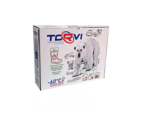Сапоги зимние Torvi -60°C из ЭВА с подошвой ТЭП (черные) - 8сл вкладыш