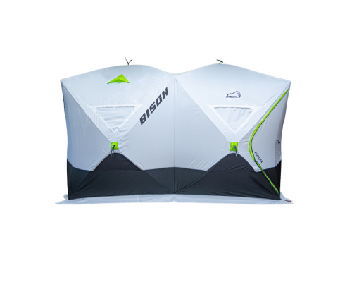 Палатка зимняя Bison Nordex DM-28 сдвоенный Куб, 2.3x2х4.2м