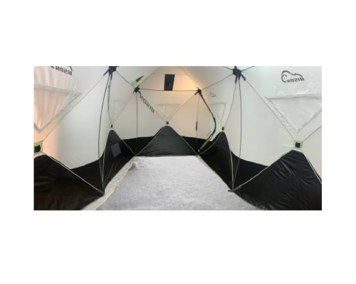 Палатка зимняя Bison Nordex DM-28 сдвоенный Куб, 2.3x2х4.2м