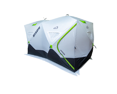 Палатка зимняя Bison Nordex DM-28 сдвоенный Куб, 2.3x2х4.2м