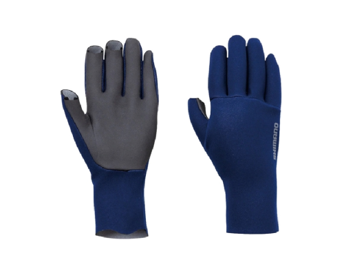 Перчатки Shimano Chloroprene EXS 3 Cut Gloves, синие