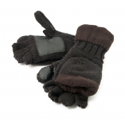 Рукавицы-перчатки Tagrider TR 1064 вязаные c флисом темные