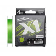 Шнур Favorite X1 PE 4x 150m #0.5/0.117mm 9lb/4.1kg (l.green)