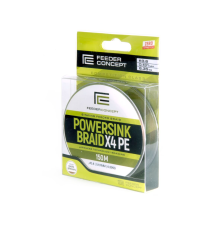 Плетенка Feeder Concept Powersink 150м, 0.11мм темно-коричневая