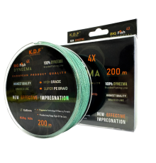 Плетеный шнур KDF Big Fish Dyneema 200м 0,60мм, зеленый