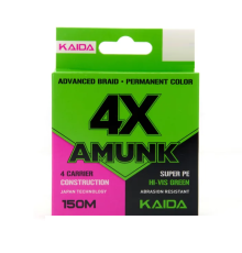Шнур плетеный Kaida Amunk 4x 150m Green