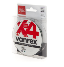 Плетенка Lucky John Vanrex X4 Moss Green 125м, 0.08мм темно-зеленая