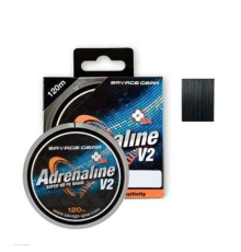 Плетенка Savage Gear HD4 Adrenaline V2 120м серая # 0.4 0.10мм (6kg)
