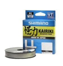 Шнур плетеный Shimano Kairiki 4 150m 0,06mm 2.7kg Steel Gray