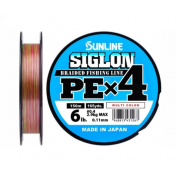 Плетенка Sunline Siglon PE х4 150м #0.8/0.153mm (мульти.)