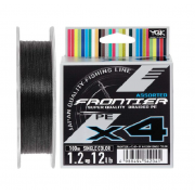 Плетенка YGK FRONTIER ASSORTED X4 100м #1.2/0.185mm черный