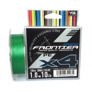 Плетенка YGK FRONTIER ASSORTED X4 100м #1.0/0.165mm зеленый
