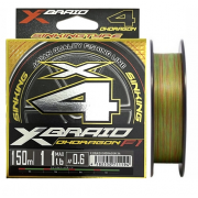 Шнур YGK X-Braid Ohdragon F1 X4 150m #0.8/0.148mm 13lb/5.9kg
