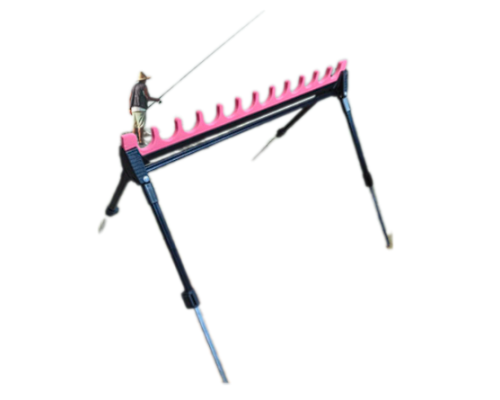 Подставка Kaida для фидерного удилища KH24-12 65см 12 ячеек