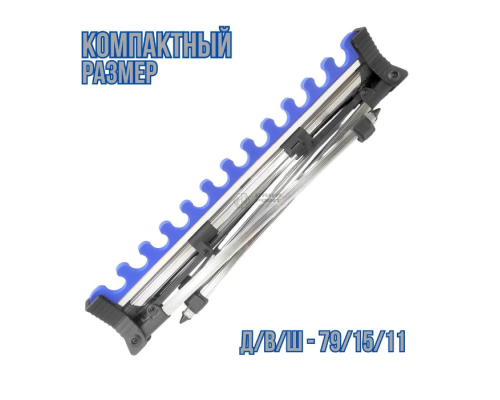 Подставка Kaida, Гребенка, высота 65-112 см, Фидерная гребенка, A29-2-12