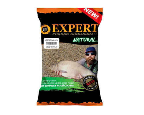 Прикормка UF EXPERT Natural Bream Black/Лещ Чёрный, 0.8кг