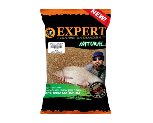 Прикормка UF EXPERT Natural Bream Brown/Лещ Коричневый, 0.8кг