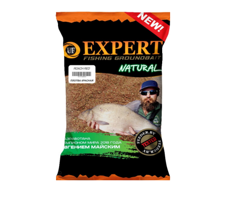 Прикормка UF EXPERT Natural Roach Red/Плотва Красная, 0.8кг