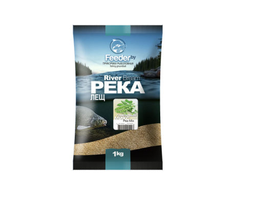Прикормка Feeder.by Original Bream River Pea MIX (Лещ Река Гороховый Микс), 1кг