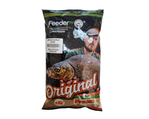 Прикормка Feeder.by Original Bream Garlic Dark/Лещ Чеснок Тёмный, 1кг